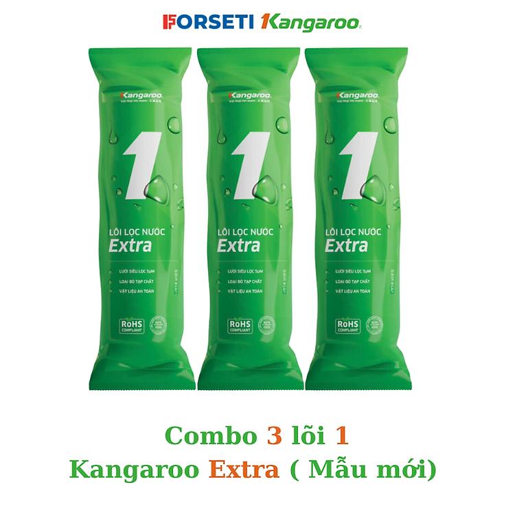 Đảm bảo an toàn nguồn nước sinh hoạt bằng combo 3 lõi lọc số 1 Kangaroo chính hãng