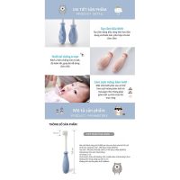 Bàn chải trẻ em Kuku lông tơ siêu mềm mịn phù hợp cho giai đoạn mọc răng từ 0-8 tuổi