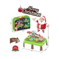 Bàn lắp ráp xếp hình ông già Noel đa năng đồ chơi giáo dục Noel cho trẻ