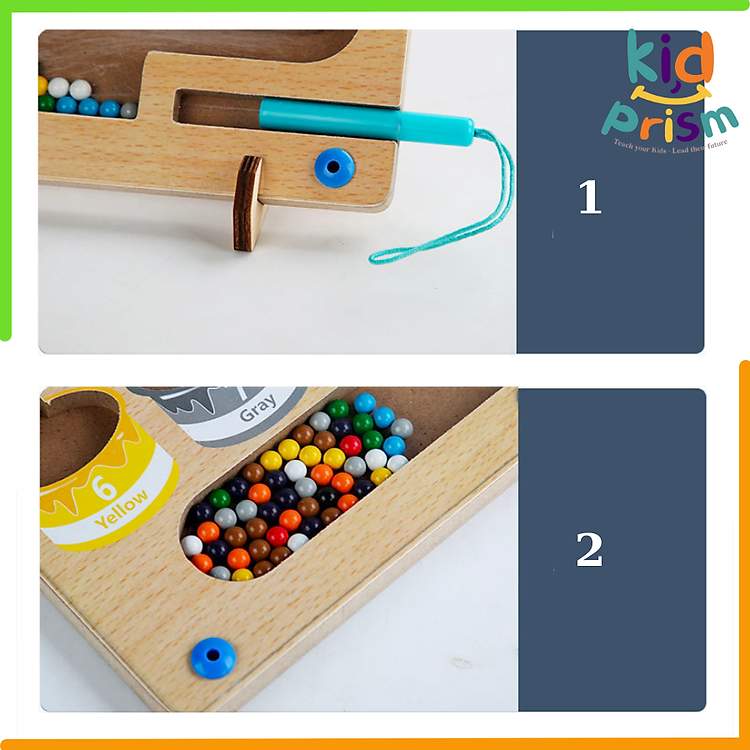 Bảng Que Kem Màu Sắc Montessori Công Cụ Tuyệt Vời Để Bé Rèn Luyện Phối Hợp Tay Mắt Và Tư Duy
