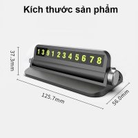 Bảng số điện thoại BSDT-Z1 phụ kiện ô tô đa năng vừa báo số vừa đỡ điện thoại
