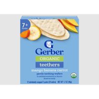 Bánh gạo Gerber Organic xoài chuối cà rốt 48g nguồn gốc thực vật an toàn tuyệt đối
