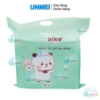 Bảo vệ làn da bé với khăn vải khô đa năng Aiko bịch 500gr không xơ bông