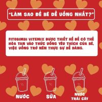 Bảo vệ sức khỏe trẻ nhỏ toàn diện với siro bổ sung vitamin chuẩn hóa Châu Âu Fitobimbi Vitemix