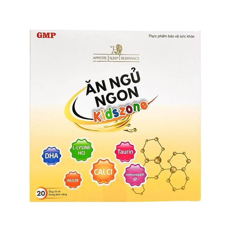 Bí quyết chăm con nhàn hạ với Siro Ăn ngủ ngon KIDSZONE Hộp 20 gói chính hãng giá tốt