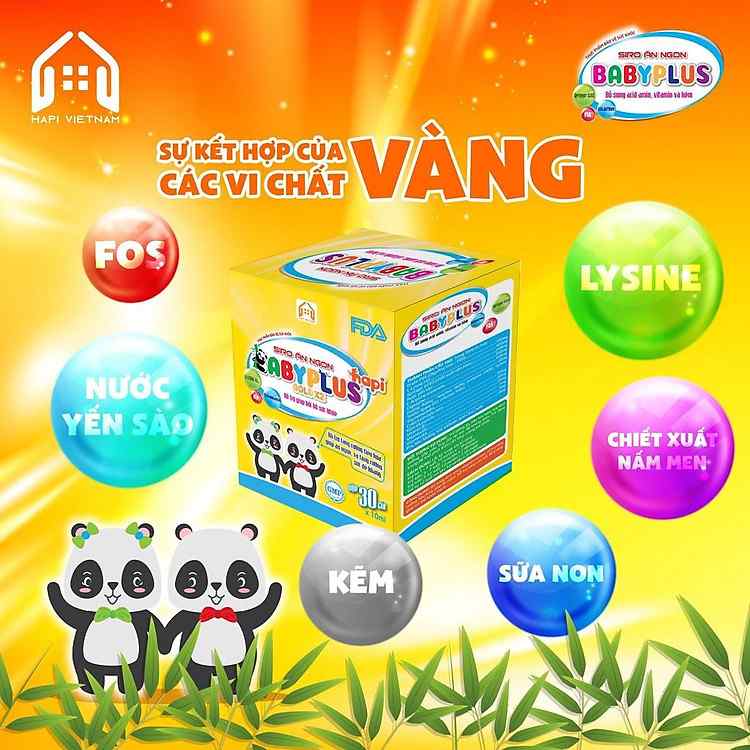 Bí Quyết Chăm Con Nhàn Tên Nhờ Siro Ăn Ngon BABYPLUS Hapi Đạt Chuẩn