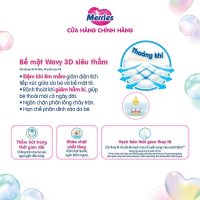 Bỉm dán Merries size M 56 miếng tiêu chuẩn Nhật Bản dành cho bé từ 6 đến 11kg