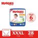 Bỉm quần Huggies Skincare size XXXL 28 miếng đảm bảo khô thoáng suốt 12 giờ liên tục