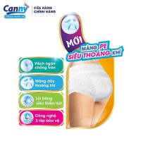 Bỉm Quần Người Lớn Canny Combo 2 Gói 14 Miếng Size XL Siêu Thấm Hút Chống Tràn