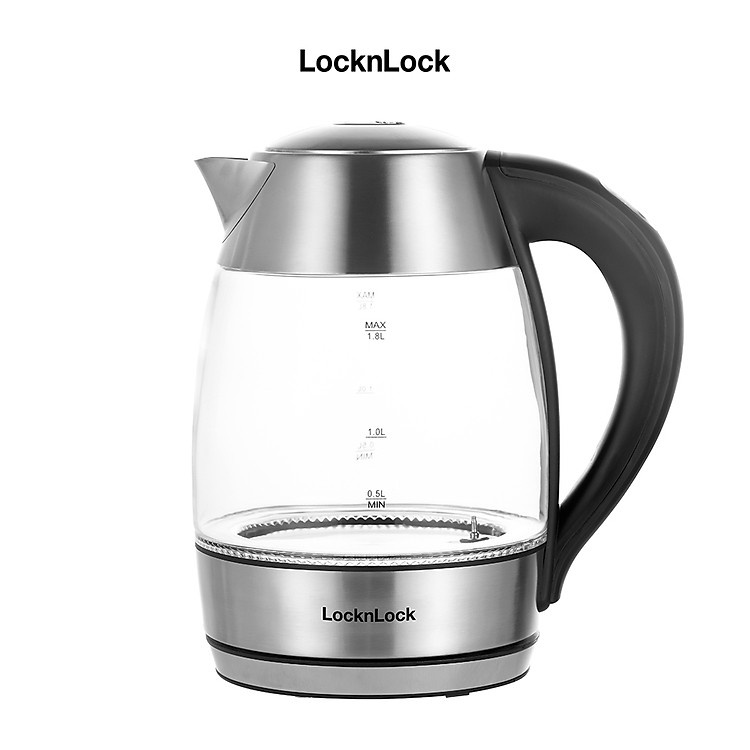 Bình siêu tốc thủy tinh Lock&Lock EJK341 dung tích 1.8L chất liệu an toàn đạt tiêu chuẩn chất lượng cao