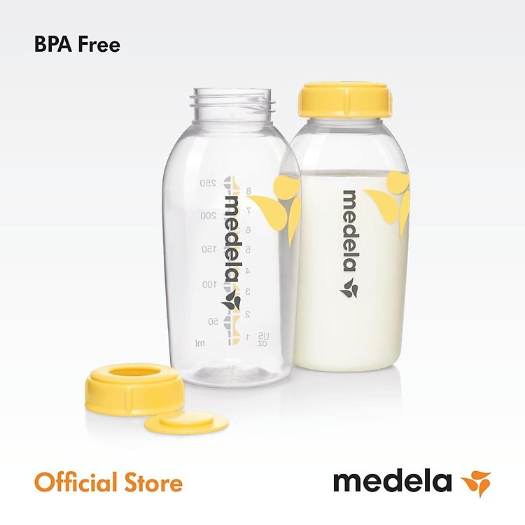 Bộ 2 bình trữ sữa Medela 250ml giải pháp hoàn hảo để tích trữ sữa cho bé yêu