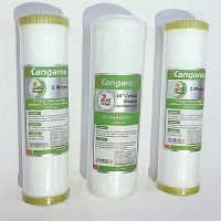 Bộ 3 lõi lọc nước Kangaroo chính hãng loại bỏ clo dư và các chất hữu cơ độc hại