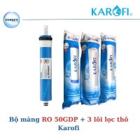 Bộ combo tiết kiệm 3 lõi lọc thô 123 và màng RO Karofi chính hãng dành cho mọi gia đình Việt