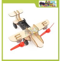 Bộ Đồ Chơi Gỗ DIY Wood Steam Máy Bay Hai Động Cơ Công Cụ Học Tập Sáng Tạo Vượt Trội