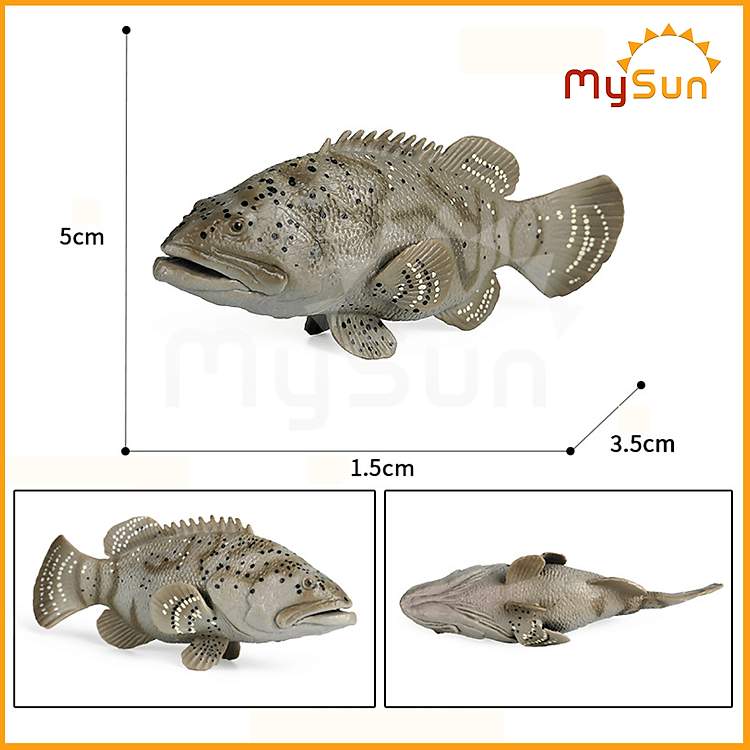 Bộ đồ chơi mô hình sinh vật biển cá mập Megalodon cá voi xanh sát thủ bền bỉ