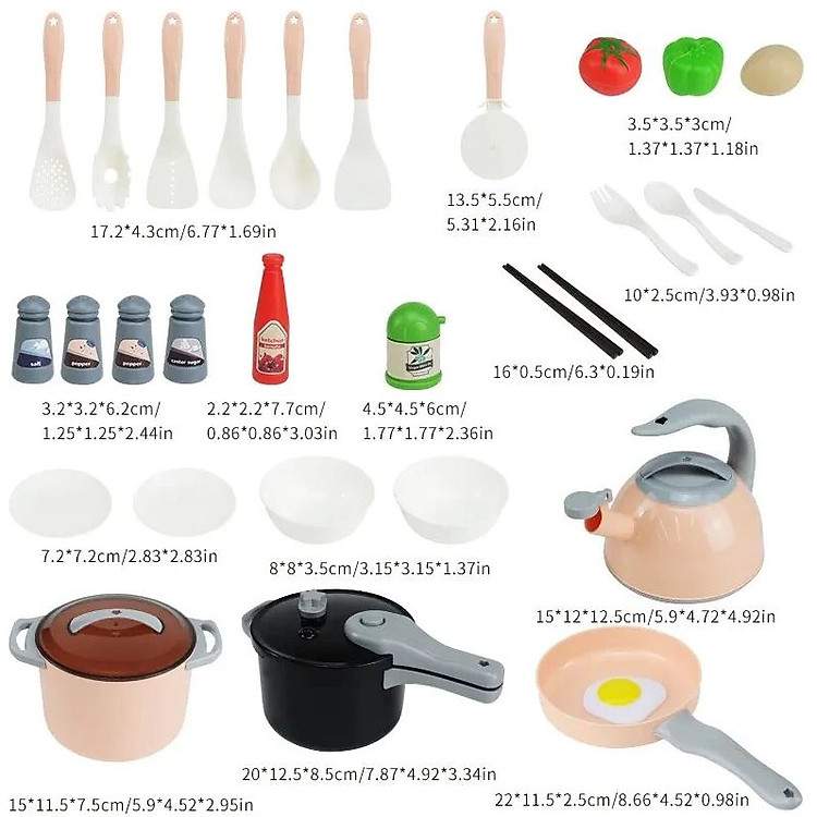 Bộ Kitchen Toys 32 chi tiết chính hãng là lựa chọn hàng đầu cho không gian vui chơi của bé