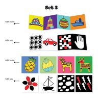 Bộ thẻ Ziczac và Flashcards Lalala Baby món quà hoàn hảo cho sự phát triển thị giác của trẻ sơ sinh