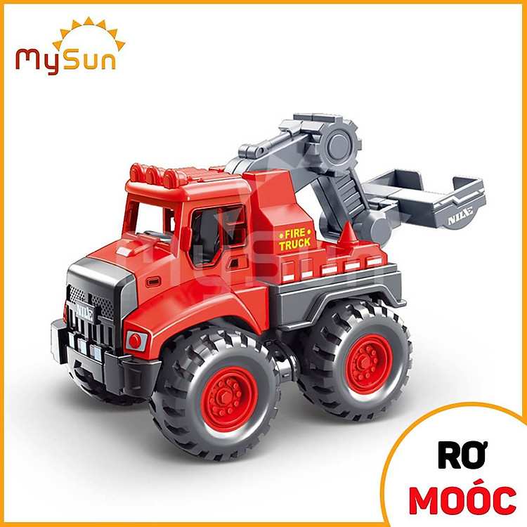 Bộ xe cứu hỏa mô hình giá tốt nhất thị trường cho bé từ 1 đến 5 tuổi