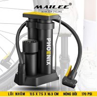 Bơm Chân Mini FP-9809E Ống Đôi 170 PSI Vỏ Nhựa ABS Lõi Nhôm Tiện Lợi Mai Lee