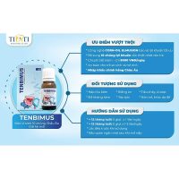 Cải thiện sức khỏe đường ruột và nâng cao hệ miễn dịch cho trẻ với men vi sinh Tenbimus 10 chủng