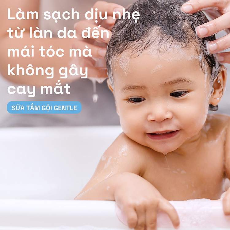 Cetaphil Baby Gentle Wash Shampoo 400ml sữa tắm gội kết hợp dưỡng ẩm tối ưu cho làn da nhạy cảm