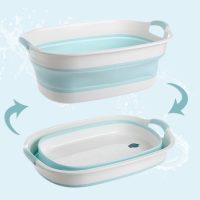 Chậu tắm trẻ em size lớn gấp gọn tiện lợi đáp ứng mọi nhu cầu vệ sinh hàng ngày