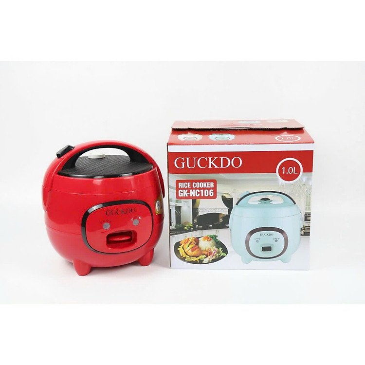 Cơm chín dẻo thơm nhờ nồi cơm điện GUCKDO GK-NC106(08) dung tích 1L tiêu chuẩn quốc tế