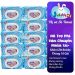 Combo 10 Gói Khăn Ướt Bobby Care Không Hương 100 Miếng Giải Pháp Vệ Sinh Tiện Lợi