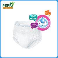 Combo 10 gói tã bỉm quần Peppy siêu thấm hút kháng khuẩn đủ size cho người trưởng thành