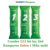 Combo 2 bộ lọc thô 123 và 2 lõi số 1 Kangaroo hàng chính hãng chuẩn chất lượng cao