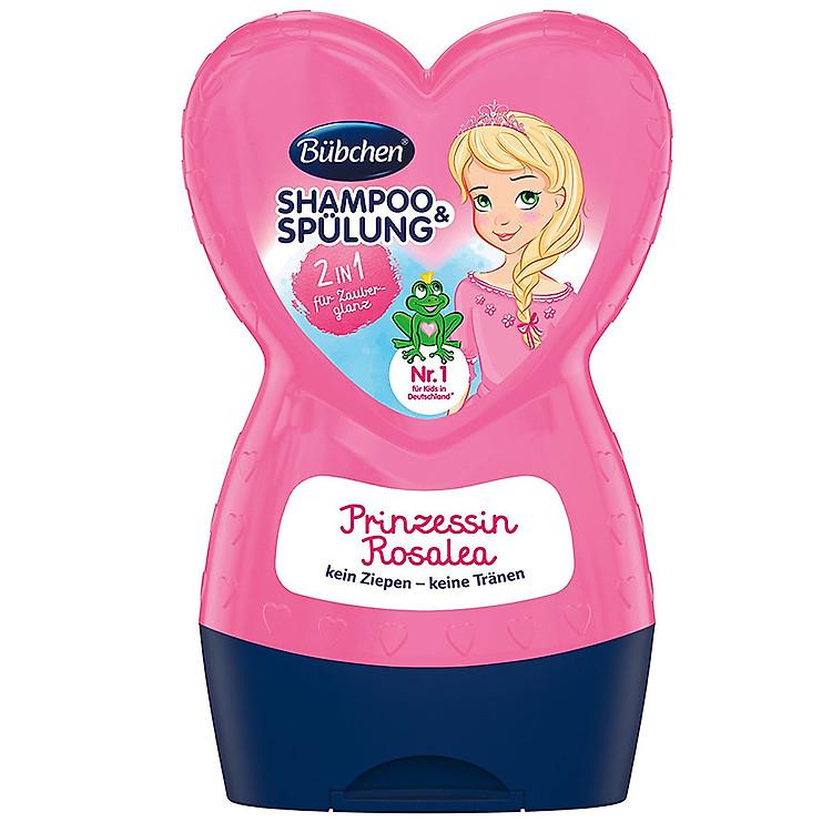Combo 2 chai dầu gội xả Bubchen Rosalea công chúa mang lại hương thơm ngọt ngào cho tóc