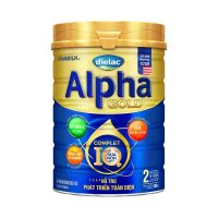 Combo 2 hộp sữa bột Dielac Alpha Gold IQ 2 900g thiết kế đặc biệt cho nhu cầu của trẻ nhỏ