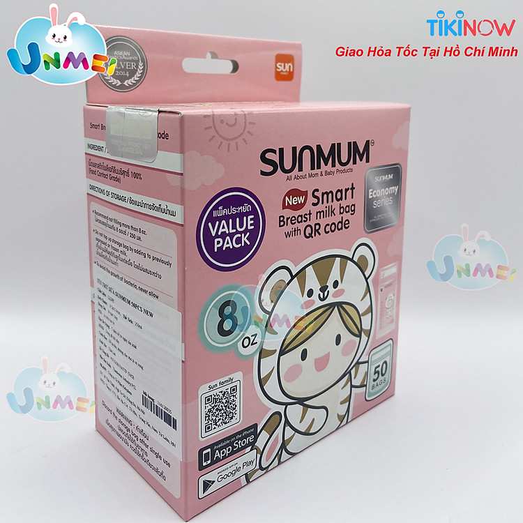 Combo 2 hộp túi trữ sữa Sunmum Thái Lan là người bạn đồng hành tin cậy của mẹ bỉm