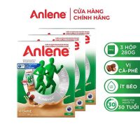 Combo 3 Hộp Sữa Bột Anlene Vị Cà Phê 280g Sản Phẩm Uy Tín Cho Người Quan Tâm Sức Khỏe