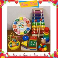 Combo đồ chơi gỗ thông minh 6 món quà tặng ý nghĩa cho sự khởi đầu hoàn hảo