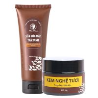 Combo làm sạch dưỡng trắng Wonmom ngăn ngừa thâm sạm nuôi dưỡng da từ sâu bên trong