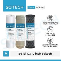 Combo lõi lọc thô số 1 2 3 10 inch PP-UDF-CTO bảo vệ sức khỏe người dùng
