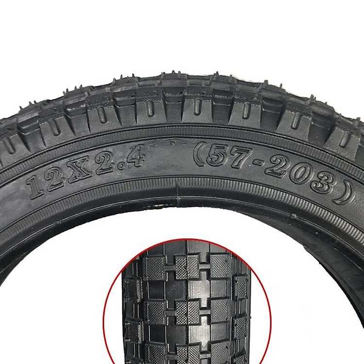 Combo săm và lốp xe đạp Kiotool cho trẻ em đủ size 12 14 16 18 20 inch