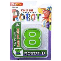 Cresta DK81220 Robot Biến Hình Chữ Số 8 Đồ Chơi Lắp Ráp Thế Hệ Mới