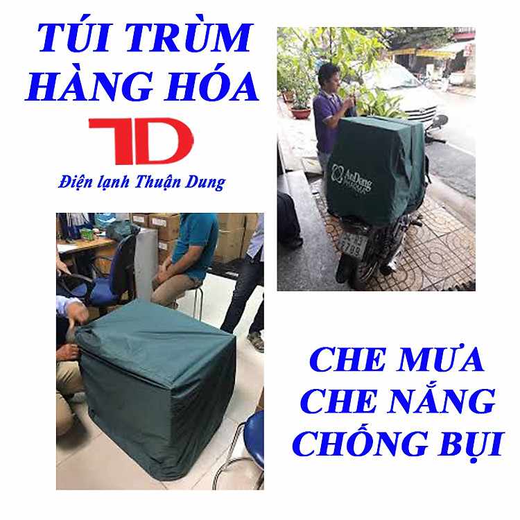 Đảm bảo chất lượng hàng hóa khi giao tận tay khách hàng nhờ túi trùm chuyên dụng 80x80