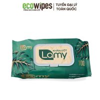 Đảm bảo vệ sinh tối ưu với khăn ướt LAMY gói 100 tờ không cồn không mùi hương