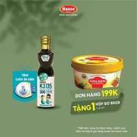 Dầu ăn Ranee KIDS 250ml quà tặng kép chén ăn dặm hình cá và bơ 80g cho đơn 199k