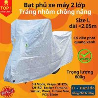 Đầu tư bạt phủ xe máy vải dù loại lớn để kéo dài tuổi thọ và độ mới của xe