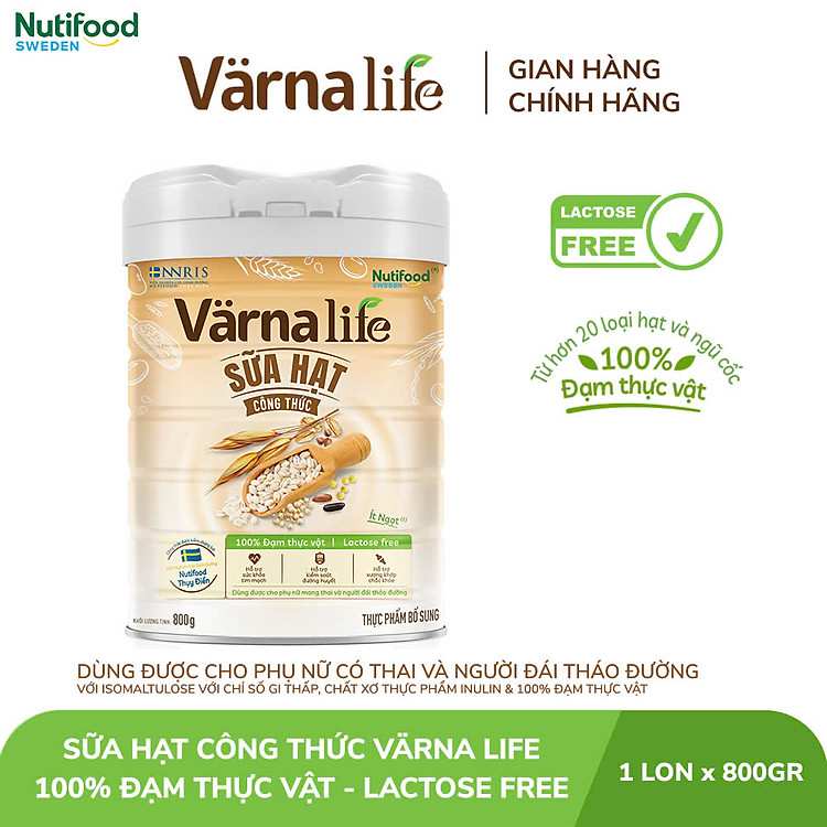 Đầu tư cho sức khỏe bền lâu cùng sữa hạt công thức Varna Life chất lượng thượng hạng