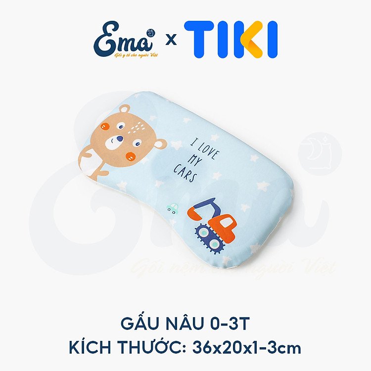Đầu tư giấc ngủ cho bé với gối cao su non công thái học cao cấp từ 1 đến 6 tuổi
