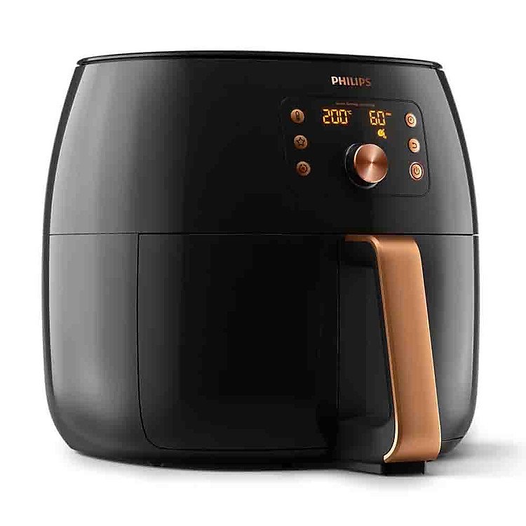 Đầu tư sức khỏe với nồi chiên không dầu Philips HD9867/90 công nghệ cảm biến thông minh hàng đầu