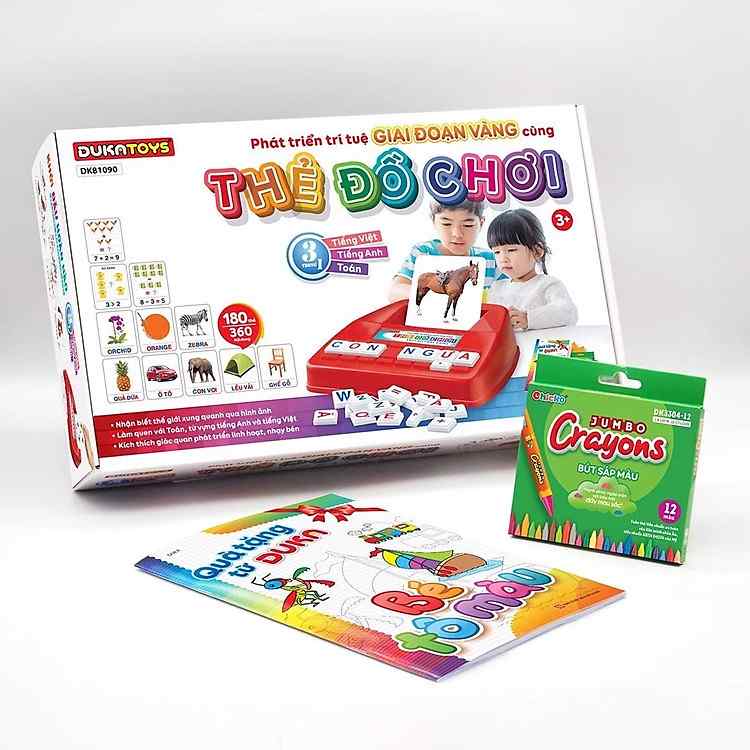 Đầu tư tương lai cho con bằng bộ thẻ đồ chơi giáo dục DuKa DK81090 chất lượng vượt trội