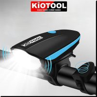 Đèn còi xe đạp KIOTOOL LED T6 siêu sáng chống nước sạc USB phụ kiện xe đạp cao cấp