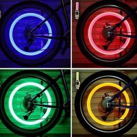 Đèn led gắn van bánh xe chuyên dụng cho xe đạp địa hình và xe máy phổ thông