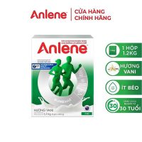 Dinh dưỡng chuyên biệt cho xương khớp từ sữa bột Anlene hương Vanilla hộp giấy 1.2kg cao cấp